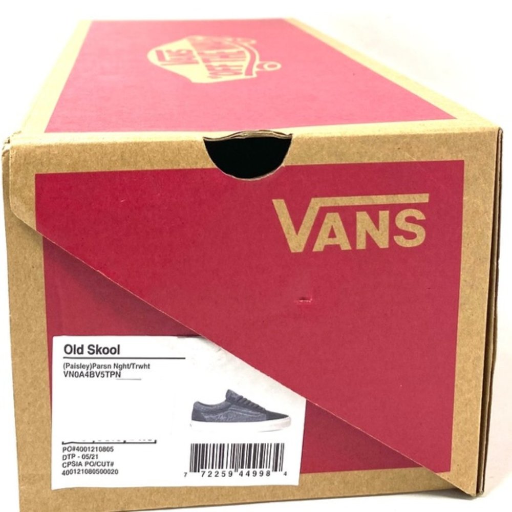 VANS Old Skool Parsley Skate Men's Blue Canvas Suede Casual Sneakers VN0A4BV5TPN - Picture 8 of 9